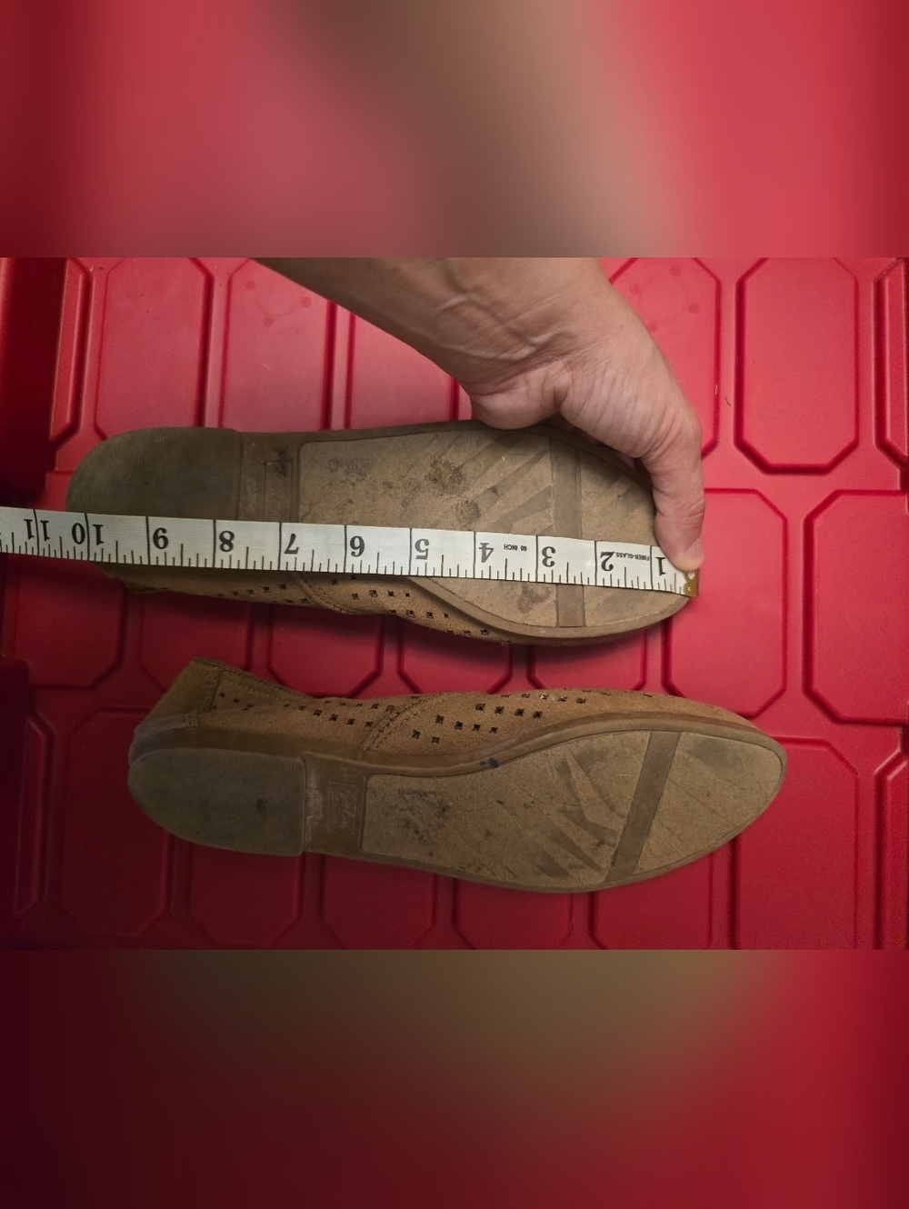 Carlos by Carlos Santana Tan Suede Perforated Slip-Ons - Picture 4 of 4